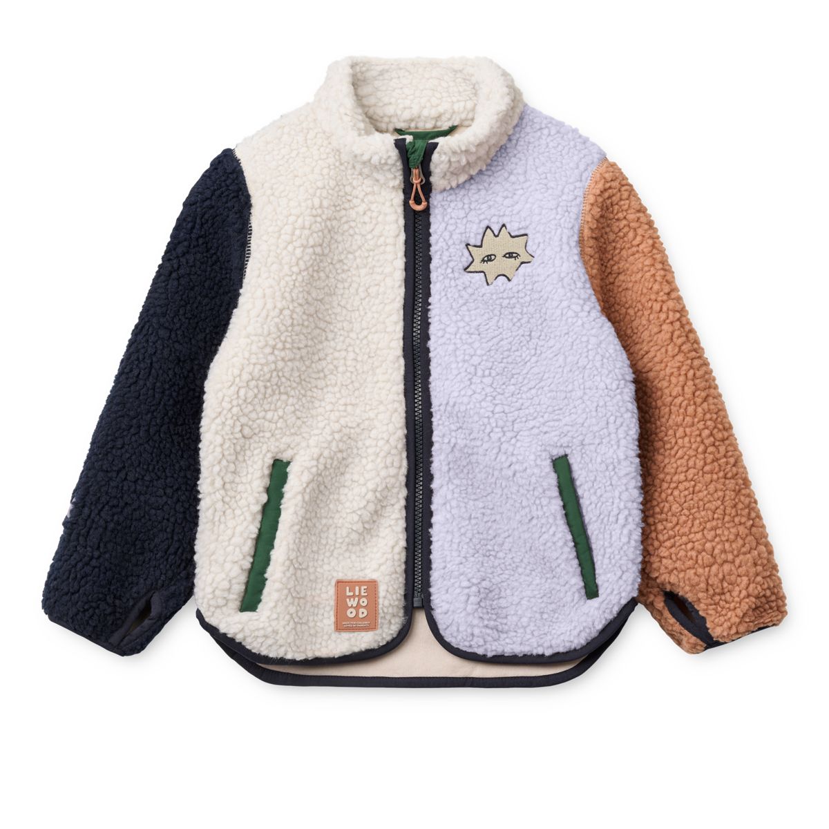 Nolan Pile Jacket - Mood multi mix