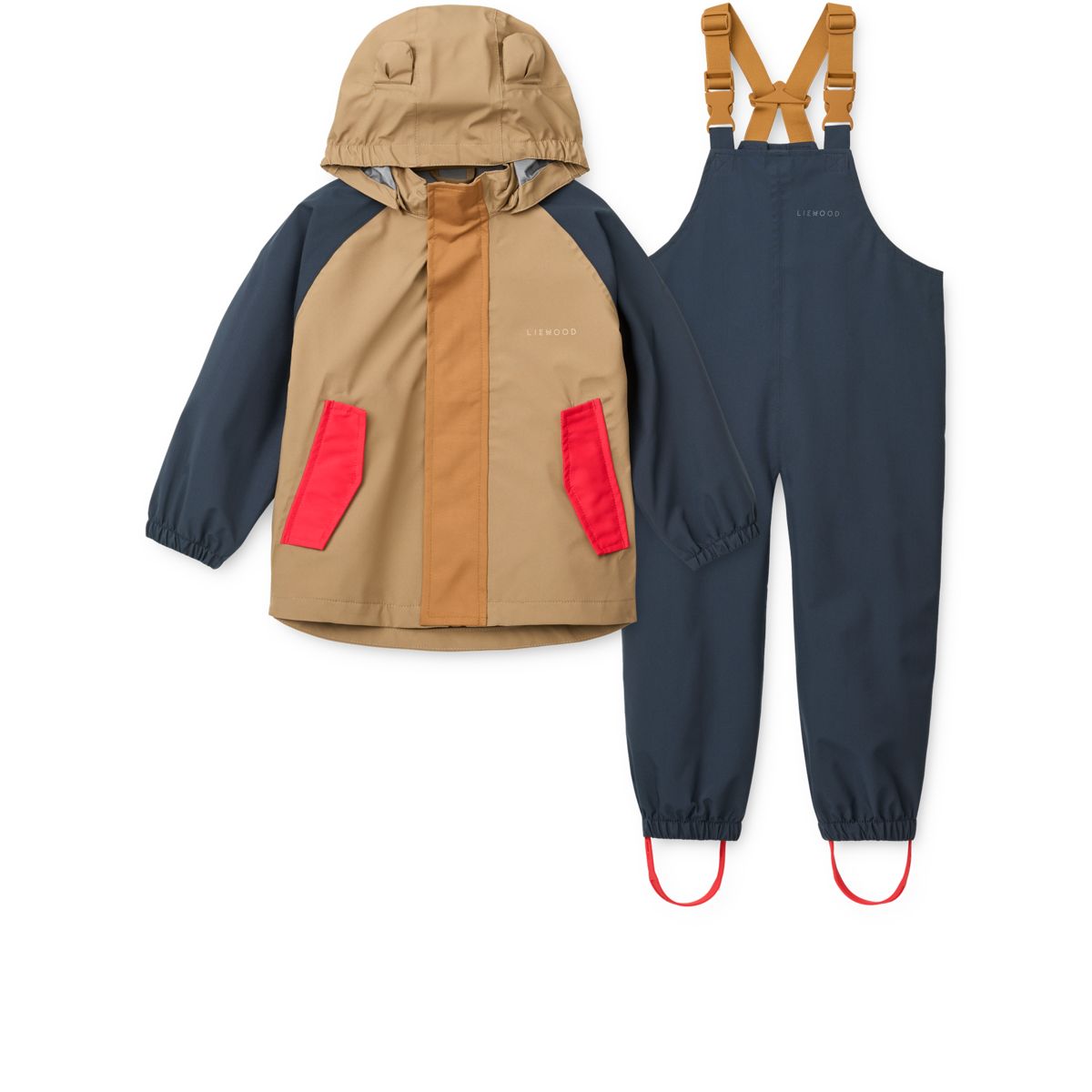 MANU Toddler Rainwear Set - Midnight navy mix